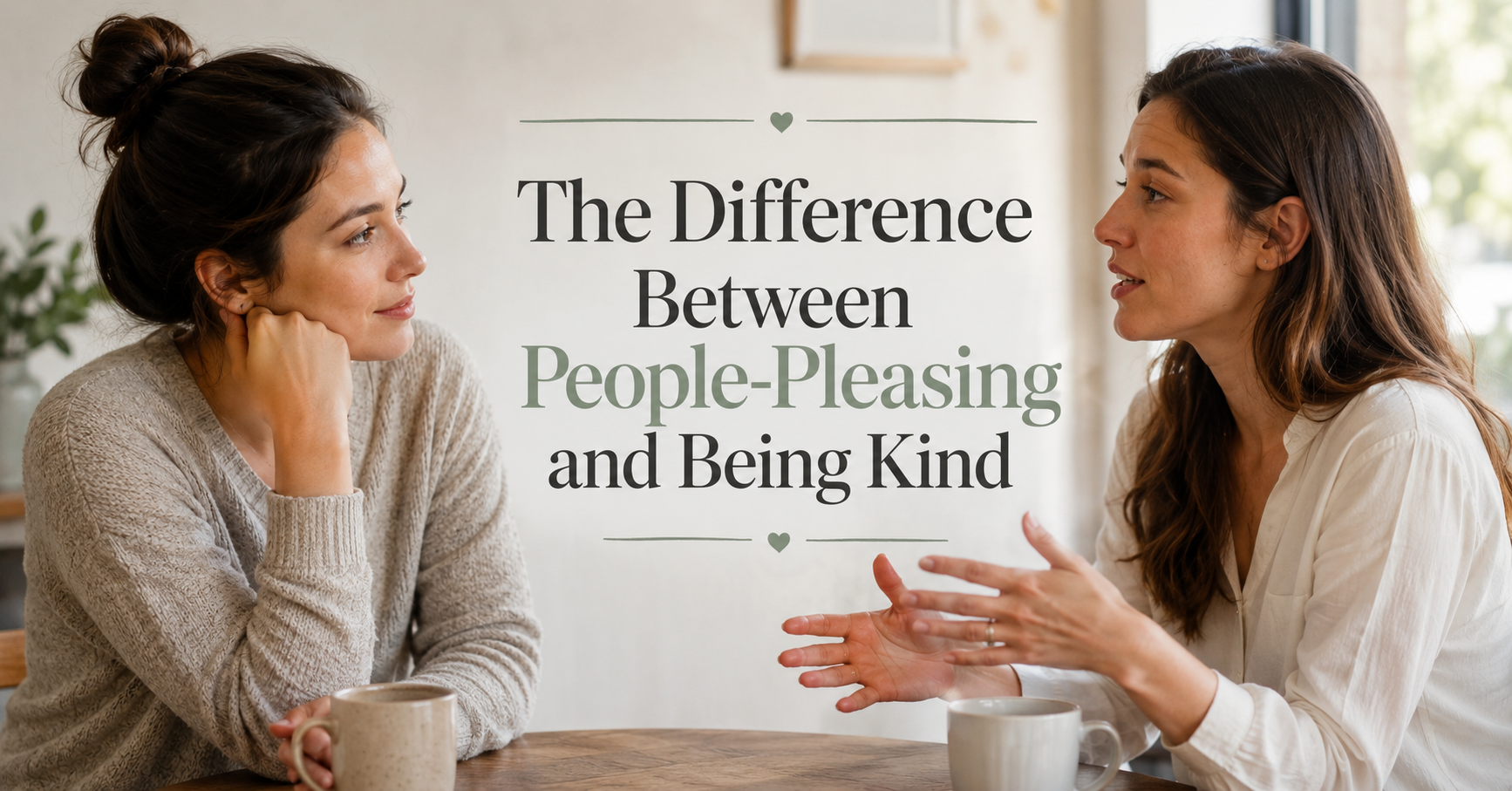 The Difference Between People-Pleasing and Being Kind