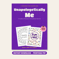 Unapologetically Me: Printable Coloring Book for Teen Girls (Instant Download)