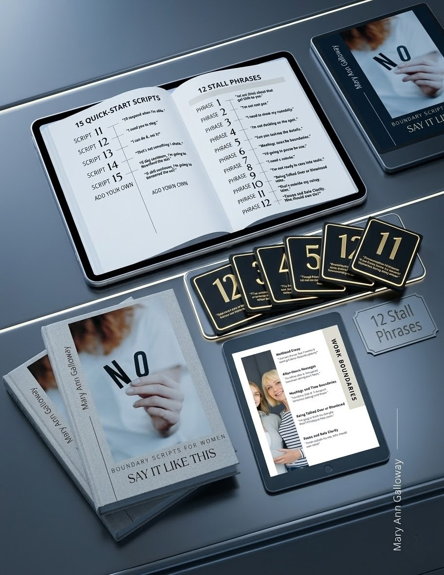 Say It Like This: Boundary Scripts for Women – Master Confident Communication, Set Boundaries, and Speak Your Truth