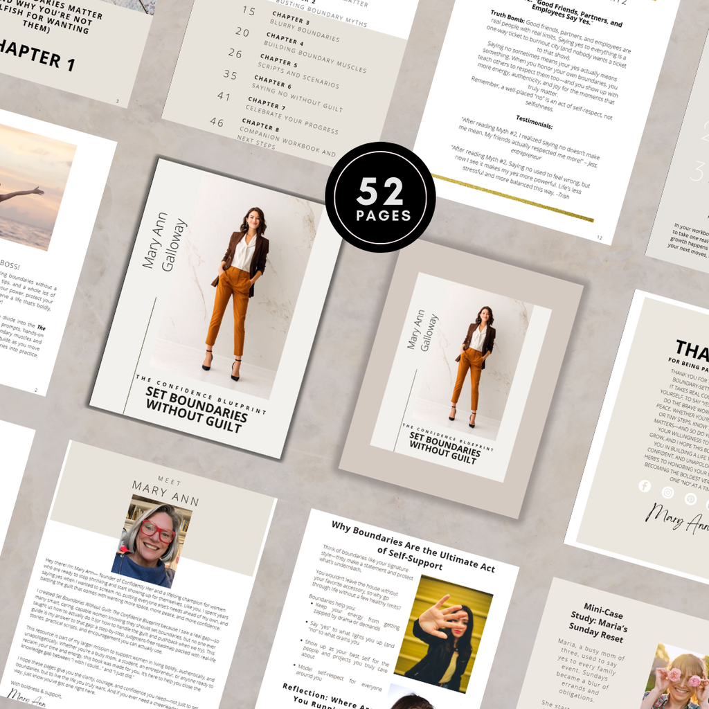 Set Boundaries Without Guilt: The Confidence Blueprint by Mary Ann Galloway