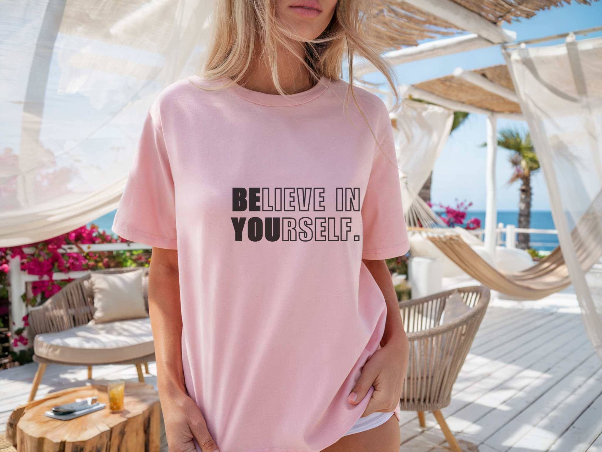 Believe In Yourself Shirt | Inspirational Motivational Quote Tee | Unisex Classic Graphic Tee