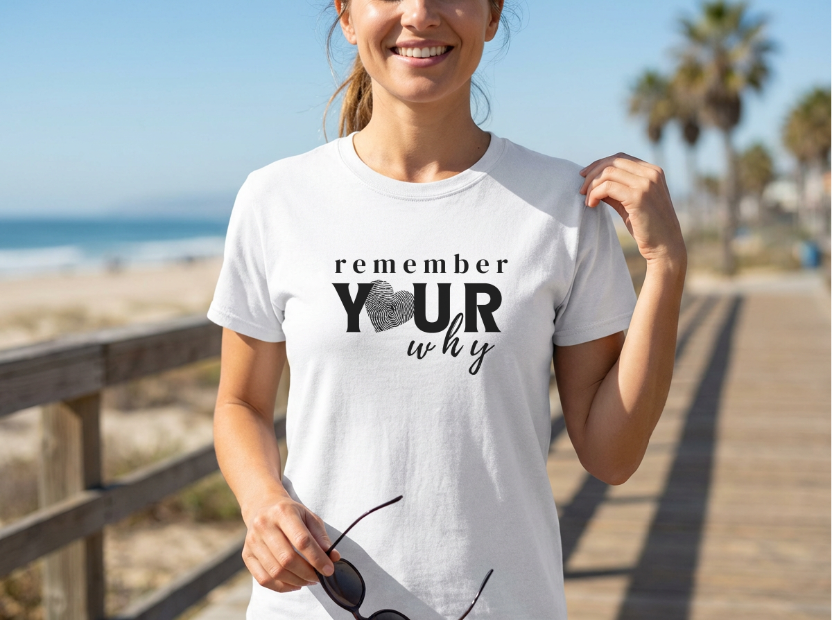Confidence|Remember Your Why Shirt | Inspirational Motivational Quote Tee | Unisex Cotton Top