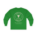 Soda City Shark Club Long Sleeve Tee — Retro Beach Badge Graphic