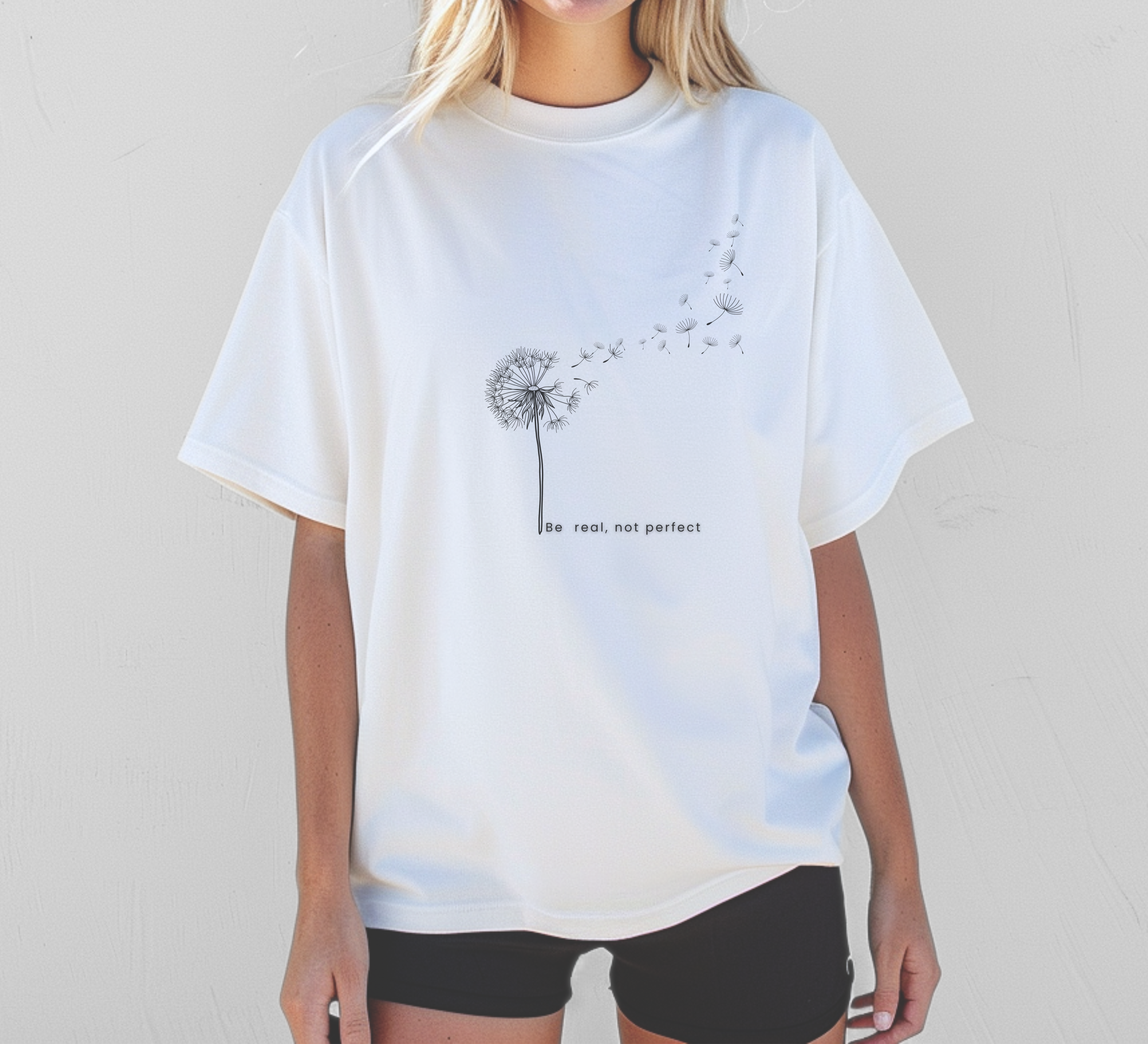 Confidence|Be Real Not Perfect Tee|Positive Mindset Shirt|Aesthetic Self Love Graphic