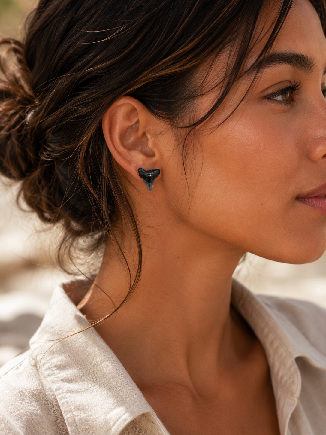 Bare & Unearthed — Natural Shark Tooth Earrings