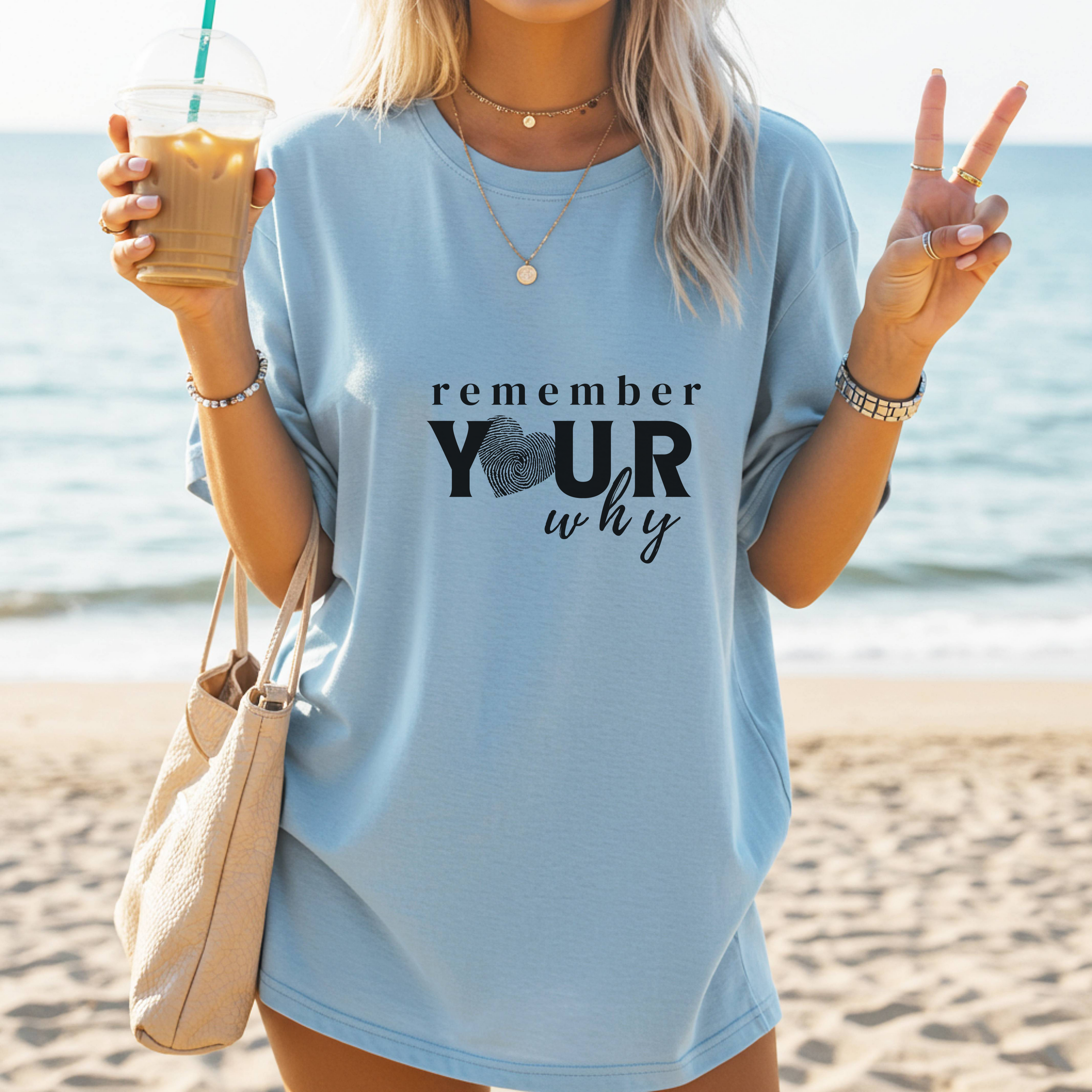 Confidence|Remember Your Why Shirt | Inspirational Motivational Quote Tee | Unisex Cotton Top