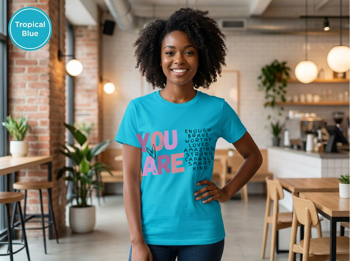 Be Brave Shirt | Inspirational Motivational Quote Tee | Courage Unisex Graphic Tee