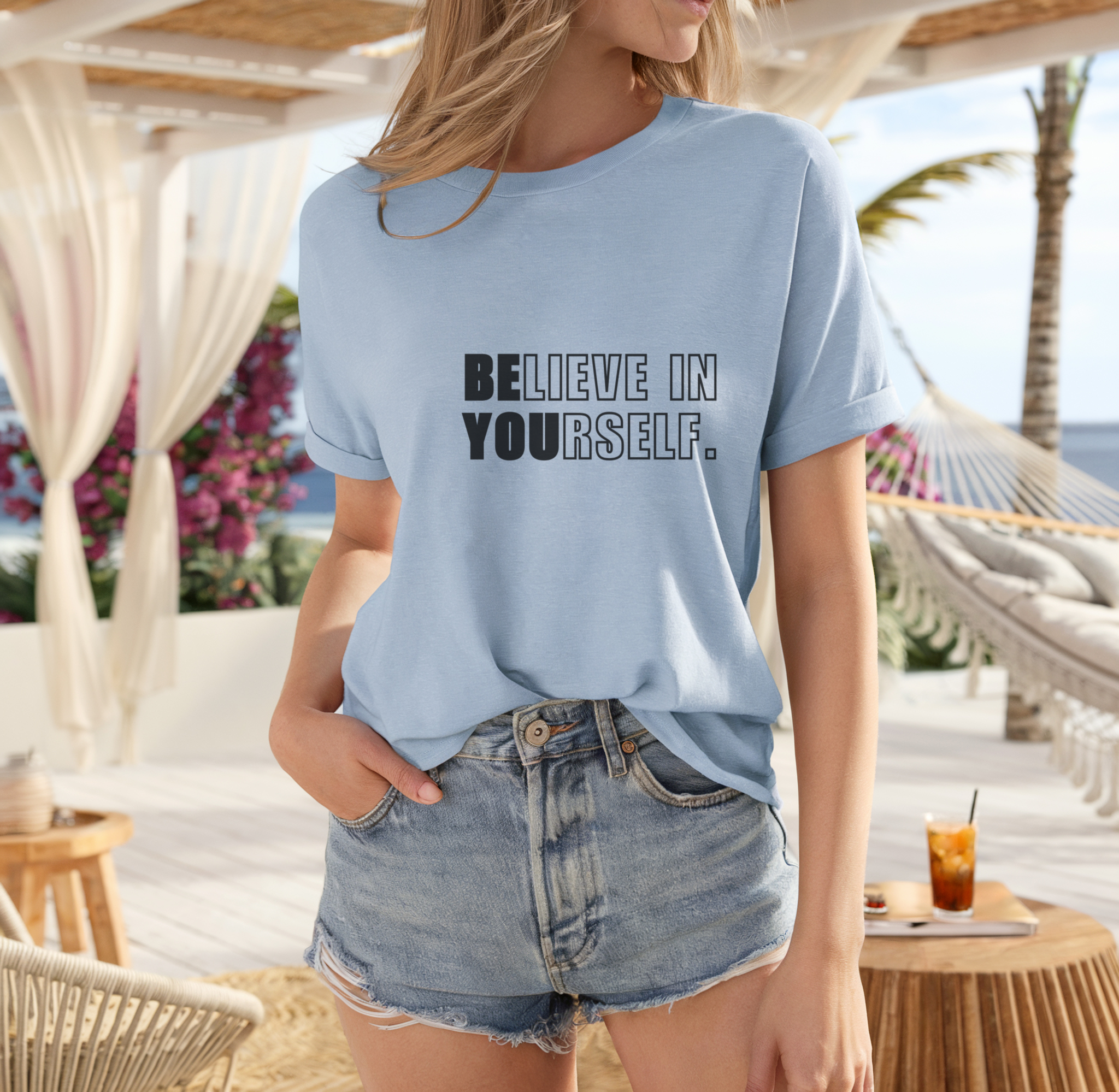 Believe In Yourself Shirt | Inspirational Motivational Quote Tee | Unisex Classic Graphic Tee