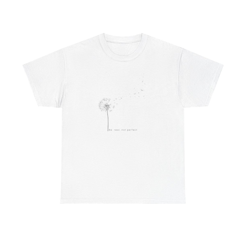 Confidence|Be Real Not Perfect Tee|Positive Mindset Shirt|Aesthetic Self Love Graphic
