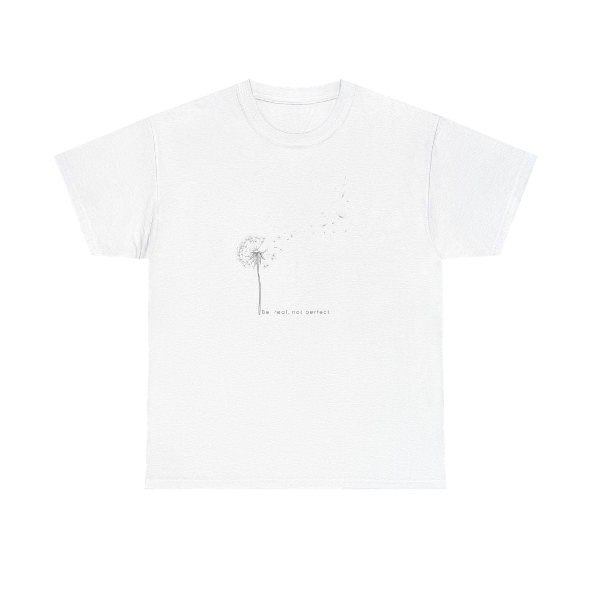 Confidence|Be Real Not Perfect Tee|Positive Mindset Shirt|Aesthetic Self Love Graphic